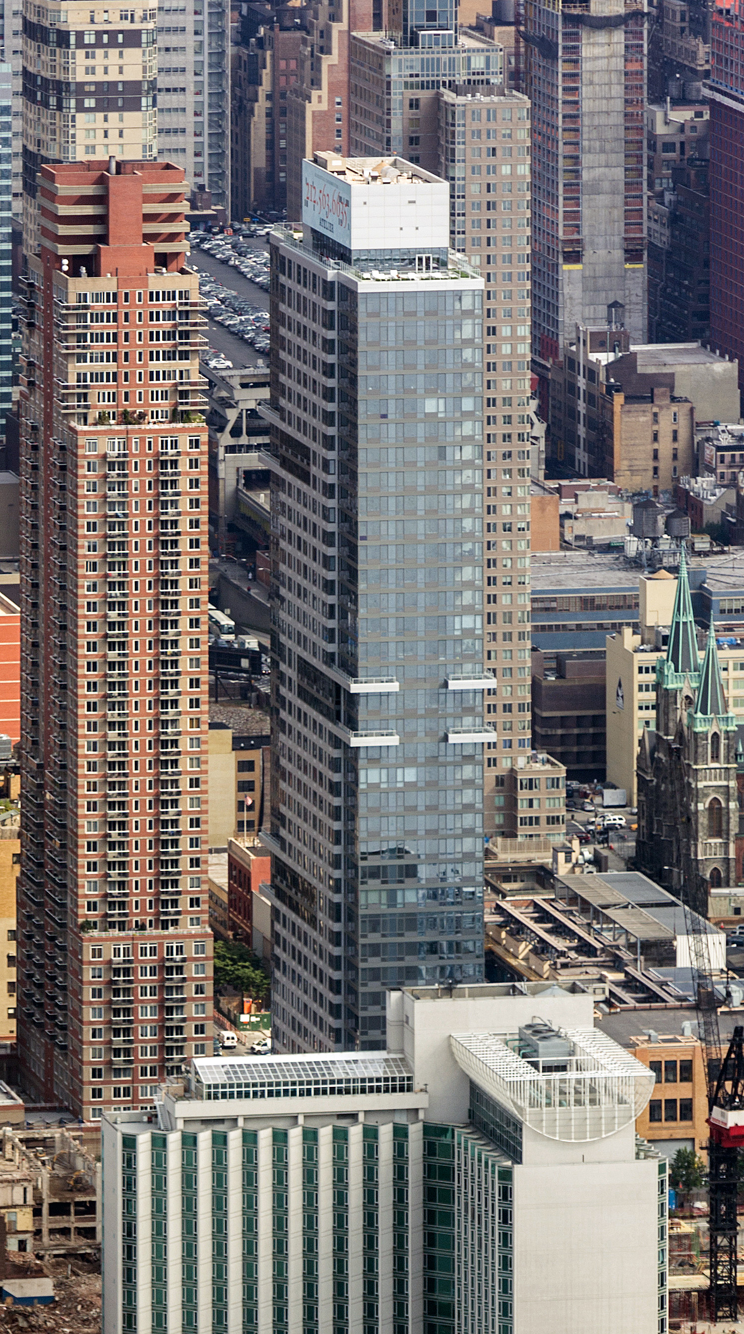 Atelier, New York City - View from a helicopter. © Mathias Beinling